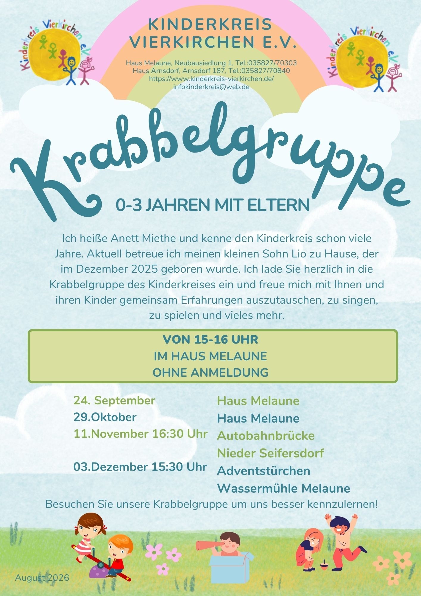Flyer KrabbelgruppeNeu2026